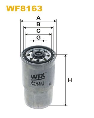 WIX FILTERS Polttoainesuodatin WF8163
